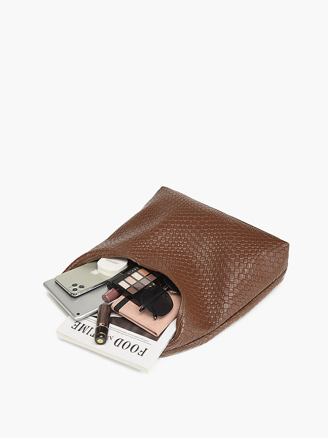 Grand sac tissé porté épaule