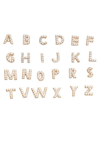 Boucles d’oreilles initiales