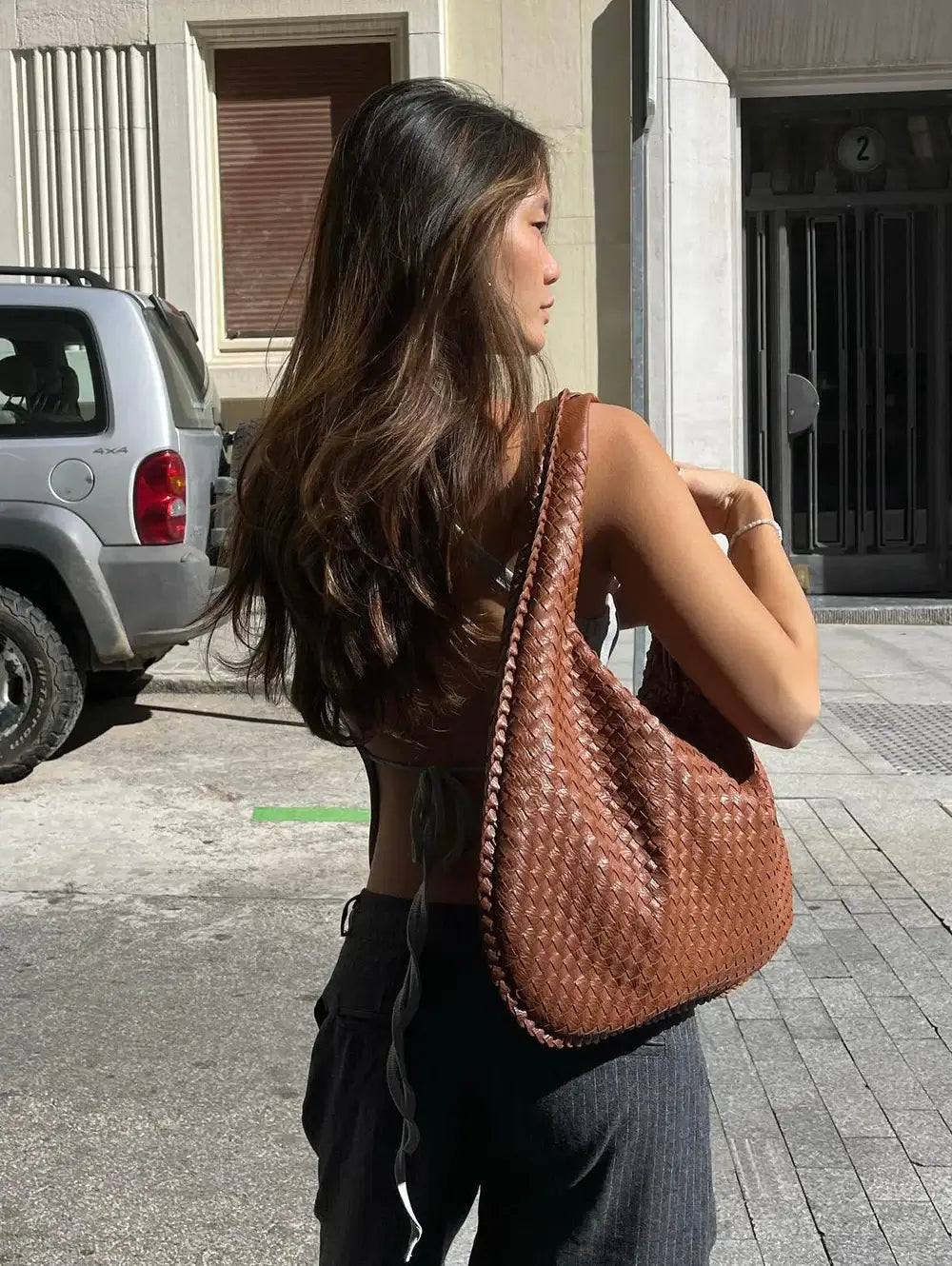 Grand sac tissé XL