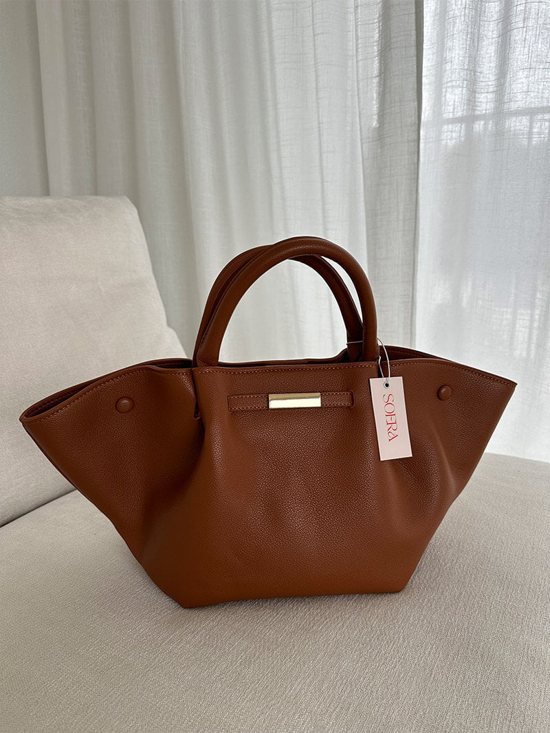 Sac cabas en cuir