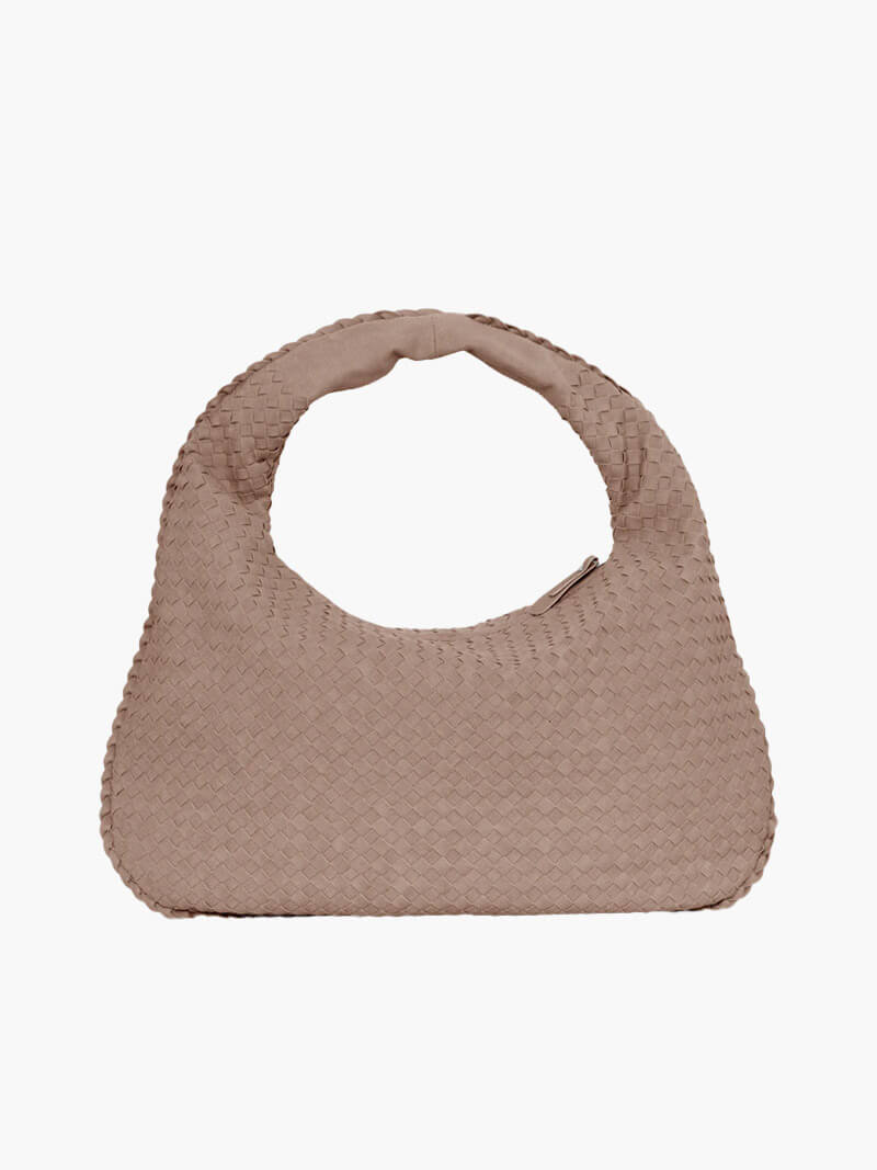 Sac bandoulière tissé grande taille