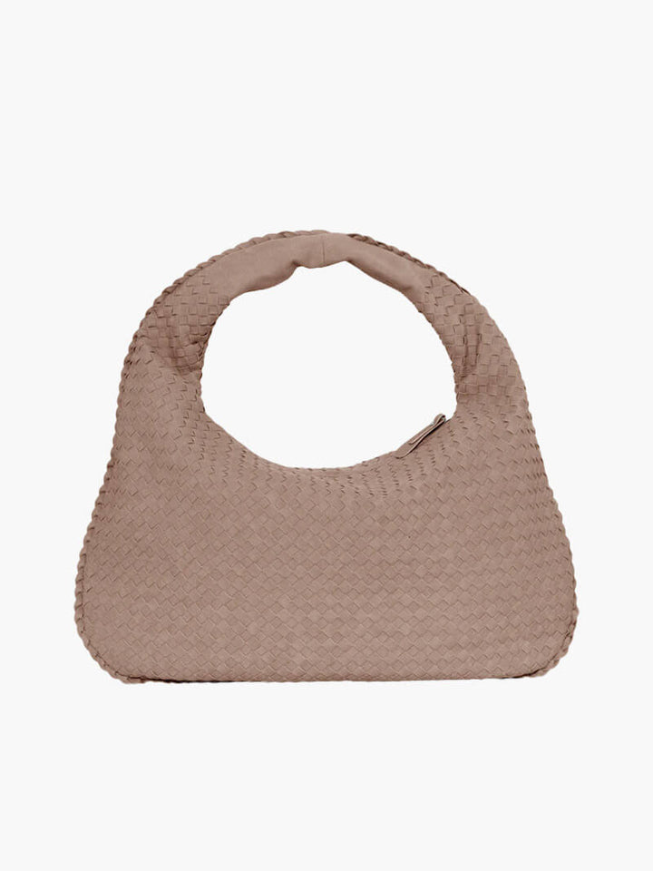 Sac bandoulière tissé grande taille