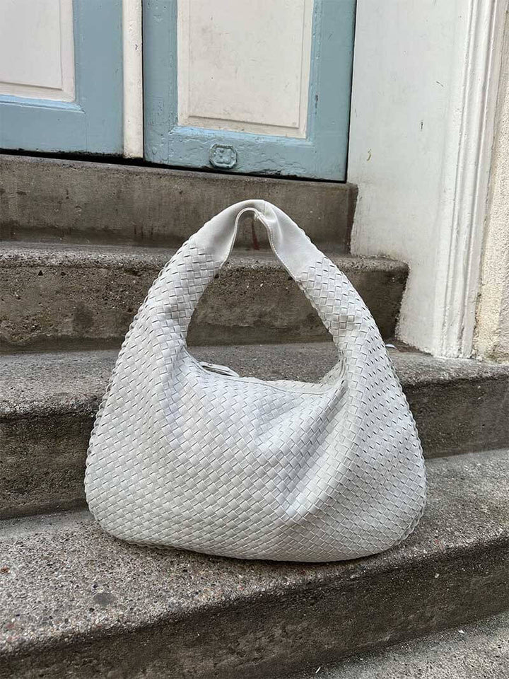 Sac bandoulière tissé grande taille