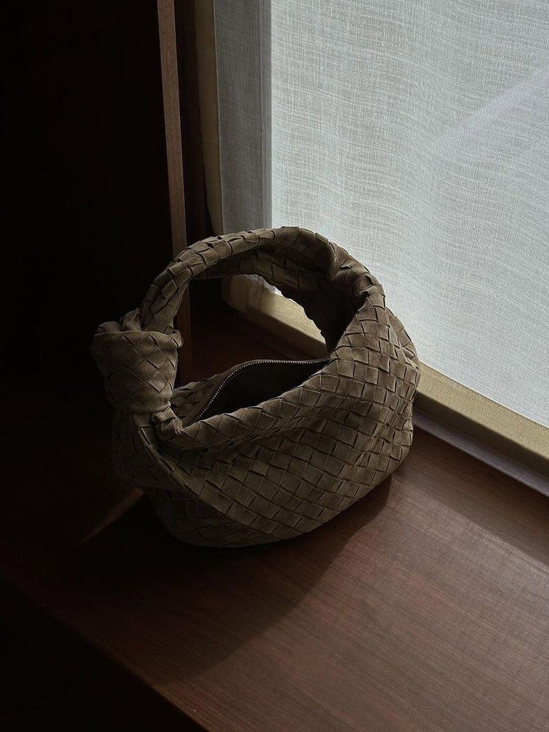 Sac tissé moyen en suède