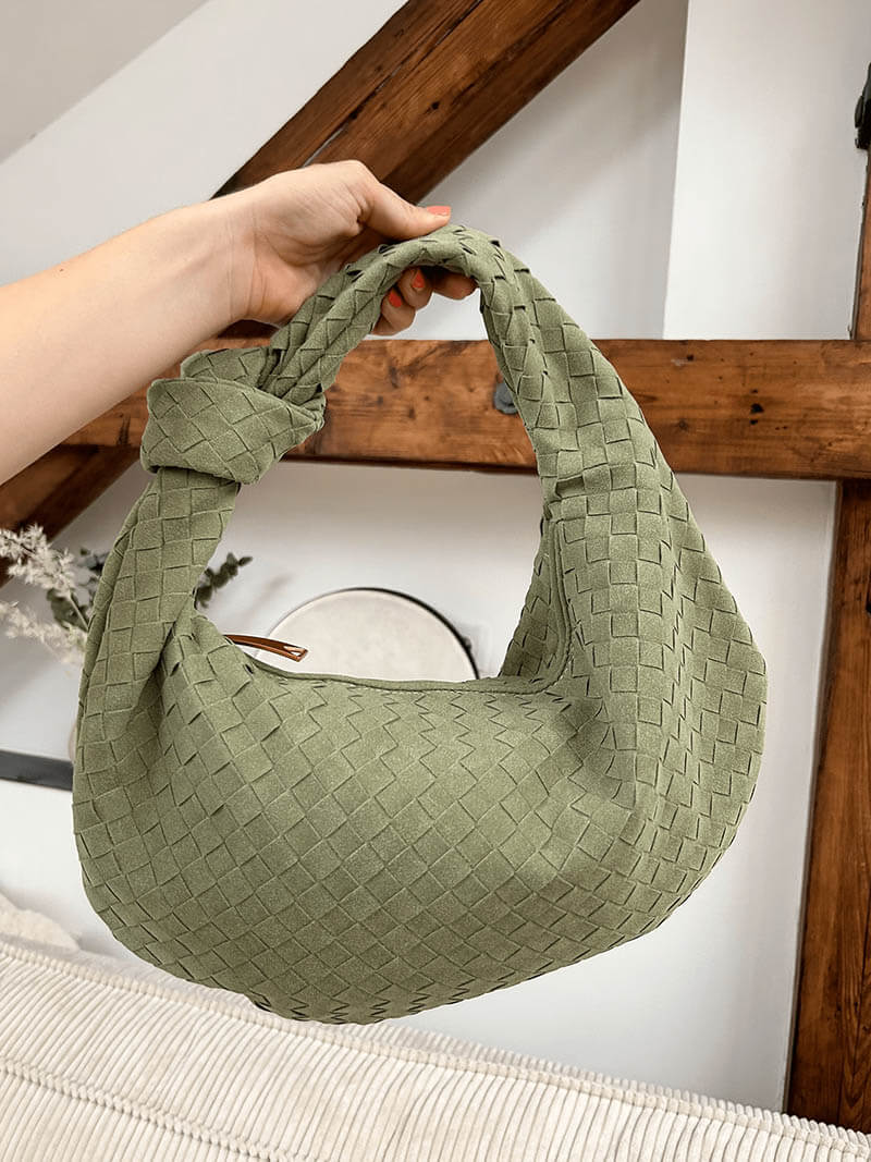 Sac tissé moyen en suède