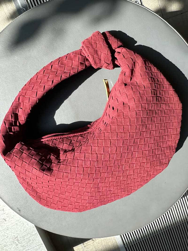 Sac tissé moyen en suède