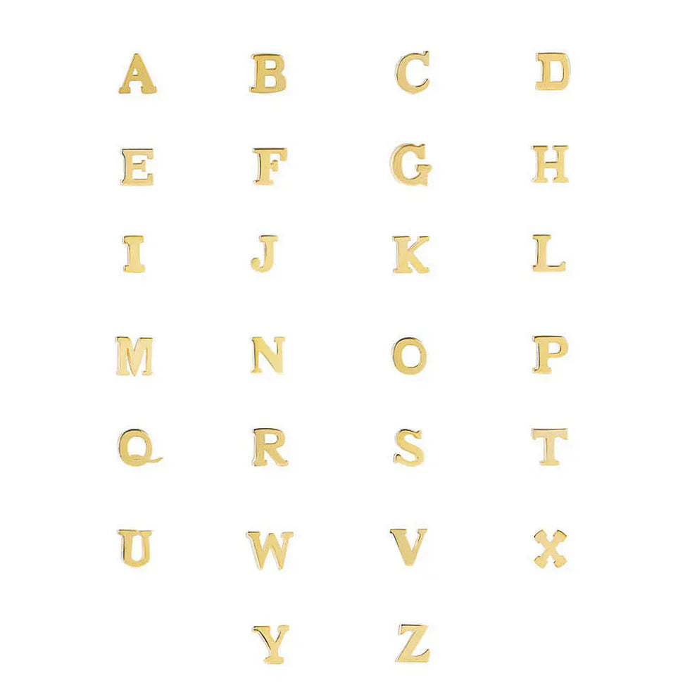 Bracelet en or avec initiale