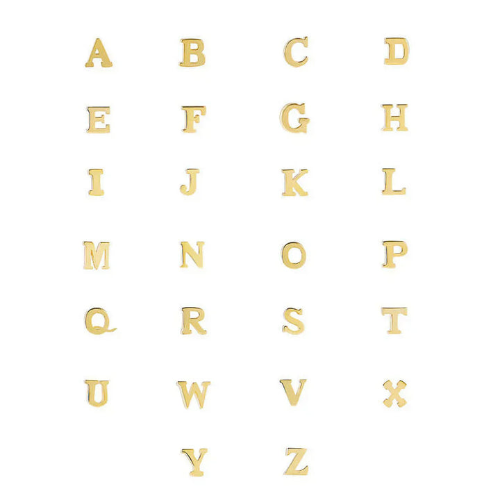 Bracelet en or avec initiale